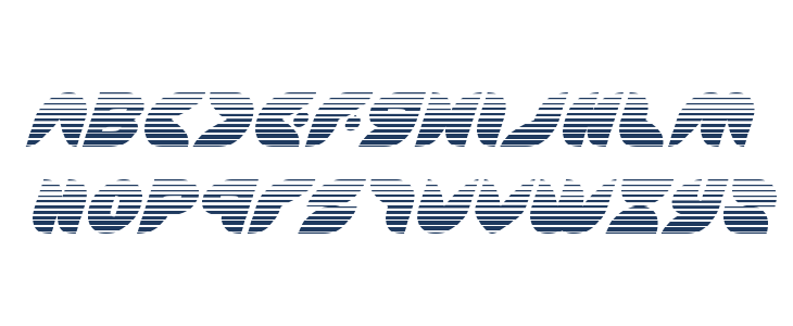 Puff Angel Gradient Italic Lowercase