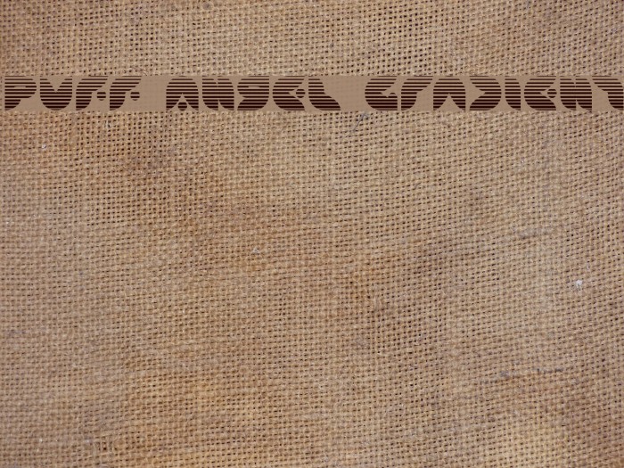 Puff Angel Gradient Font examples