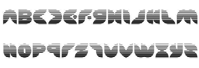 Puff Angel Gradient Font LOWERCASE