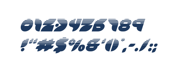 Puff Angel Halftone Italic Other Characters