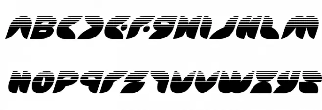 Puff Angel Halftone Italic Schriftart Kleinbuchstaben