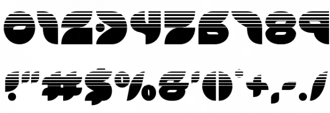 Puff Angel Halftone Font OTHER CHARS