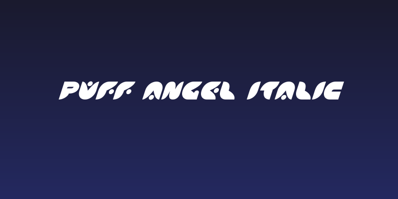Puff Angel Italic Social Header