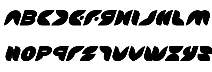 Puff Angel Italic Font LOWERCASE