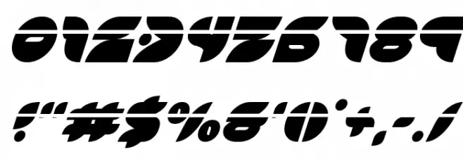 Puff Angel Laser Italic Font OTHER CHARS