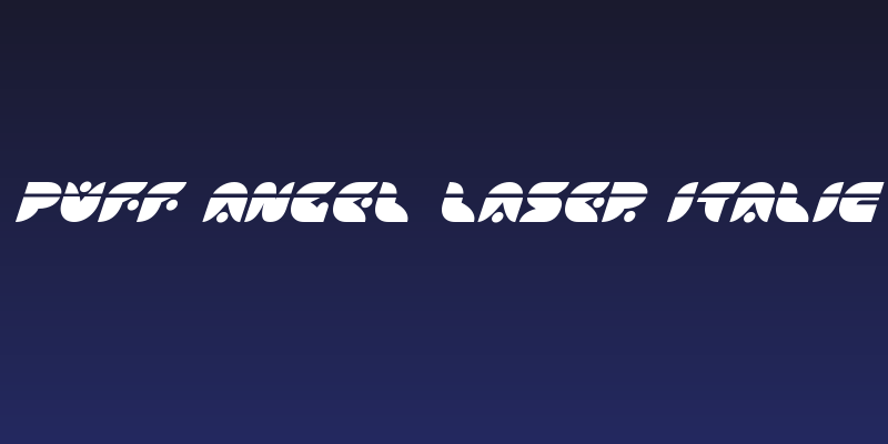 Puff Angel Laser Italic Social Header