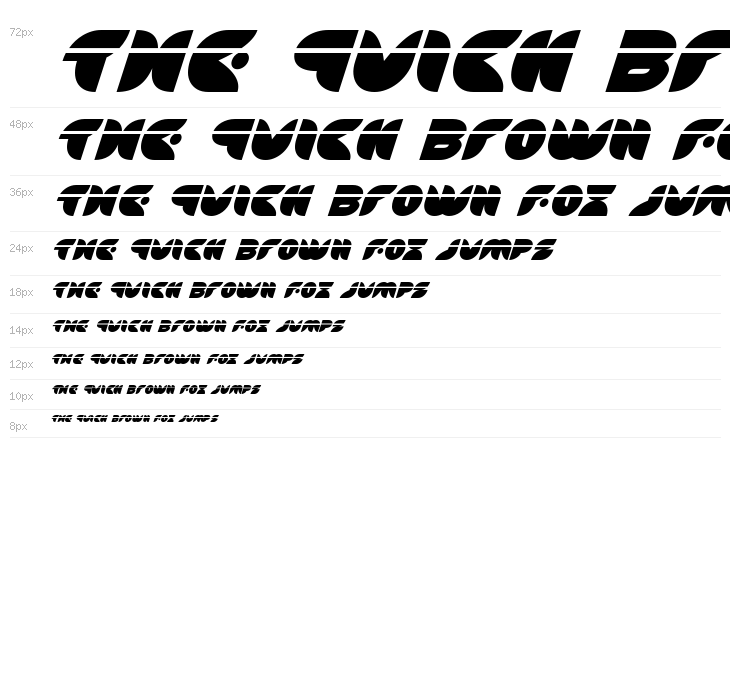 Puff Angel Laser Italic Waterfall