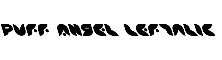 Puff Angel Leftalic  Descarca Fonturi Gratis