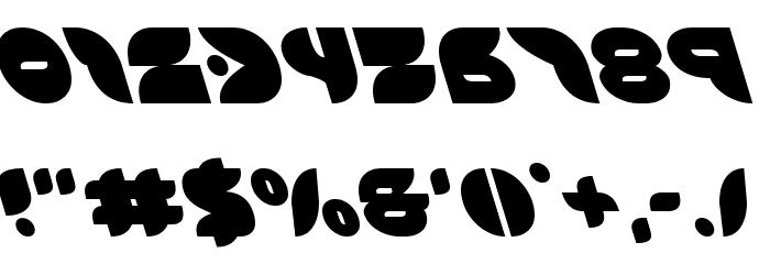 Puff Angel Leftalic Font OTHER CHARS