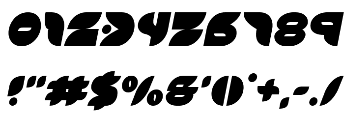 Puff Angel Semi-Italic Font OTHER CHARS