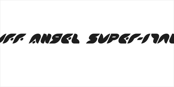 Puff Angel Super-Italic Logo