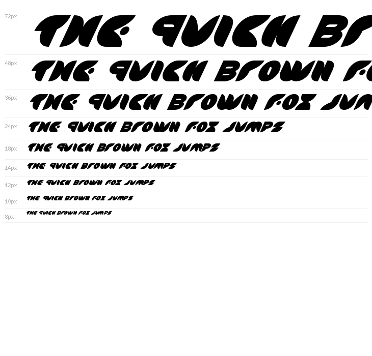 Puff Angel Super-Italic Waterfall