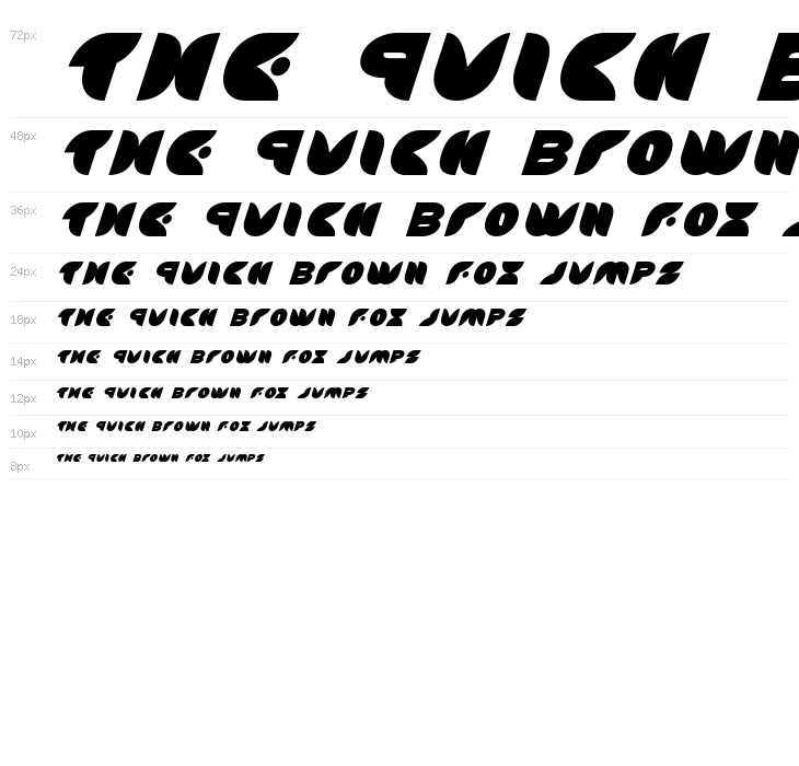 Puff Angel Title Italic Waterfall