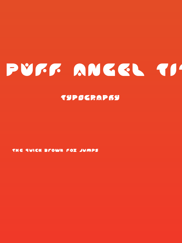 Puff Angel Title Poster