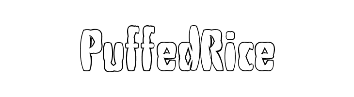 PuffedRice  Скачать бесплатные шрифты