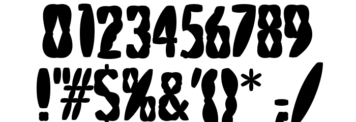 PuffedRiceBlack Font OTHER CHARS