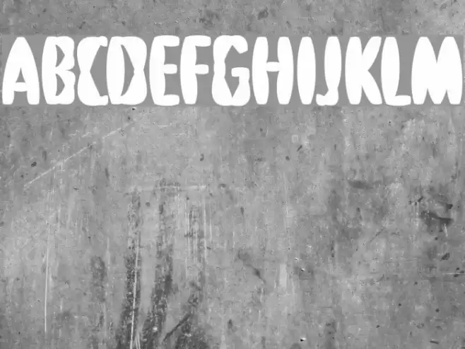 PuffedRiceBlack Font examples