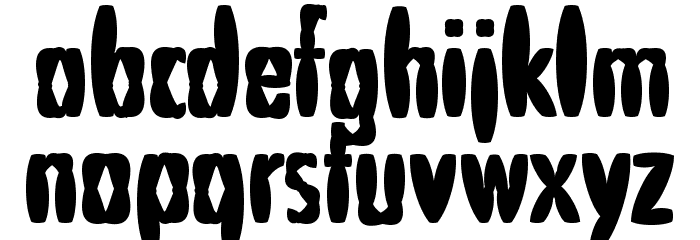 PuffedRiceBlack Font LOWERCASE