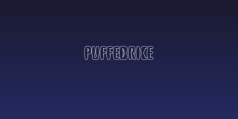 PuffedRice Social Header