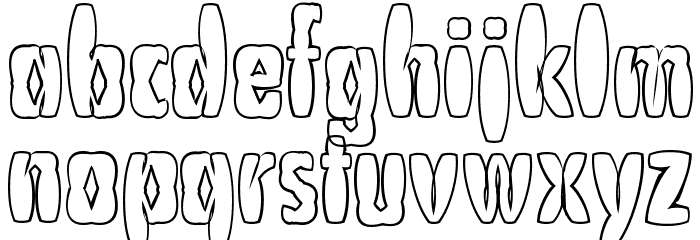 PuffedRice Font LOWERCASE