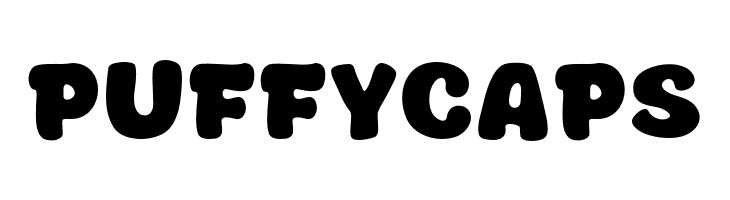 Puffy Caps  Скачать бесплатные шрифты