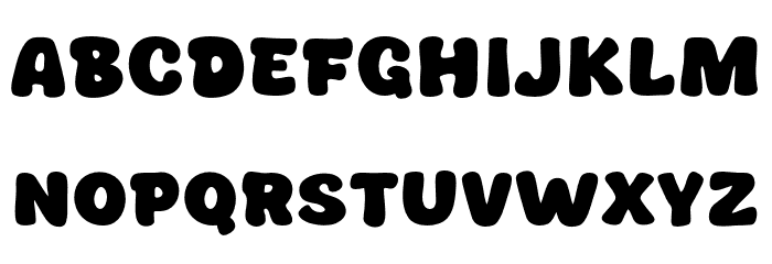 Puffy Caps 字体 小写