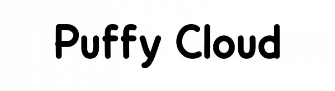 Puffy Cloud Caratteri