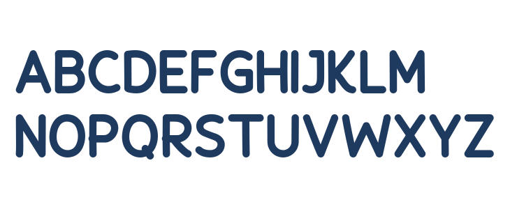 Puffy Cloud Uppercase