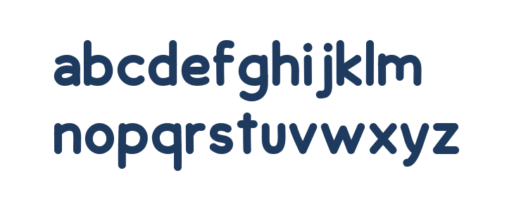 Puffy Cloud Lowercase