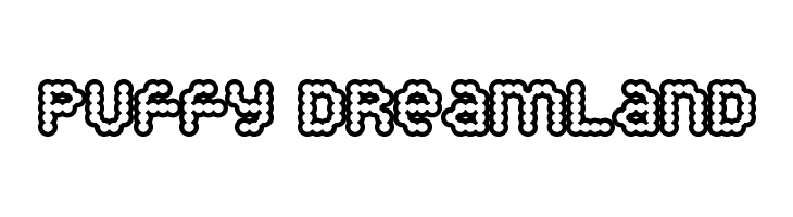 Puffy Dreamland  Скачать бесплатные шрифты
