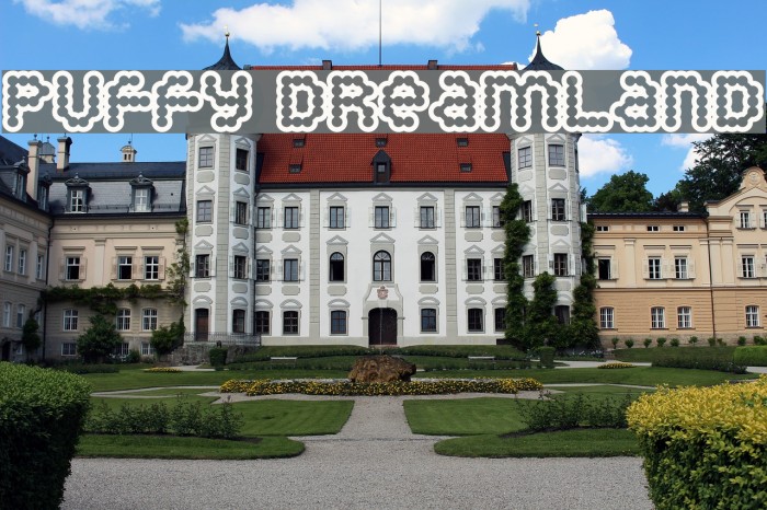 Puffy Dreamland Font examples