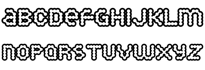 Puffy Dreamland Font LOWERCASE
