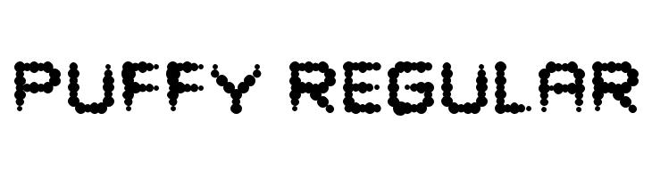 Puffy Regular  フリーフォントのダウンロード