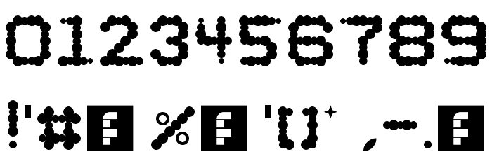 Puffy Regular Font OTHER CHARS