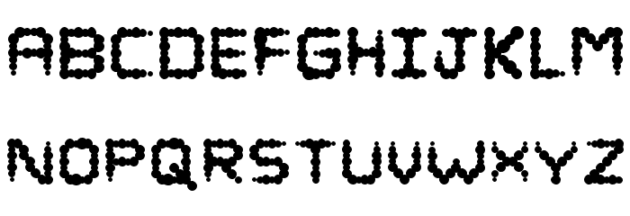 Puffy Regular Font LOWERCASE