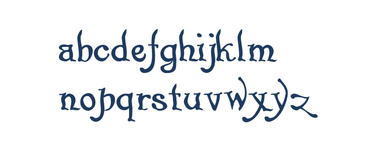 Pugsley Upright Lowercase