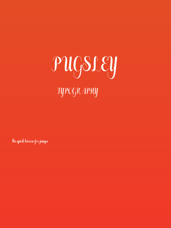 Pugsley Poster