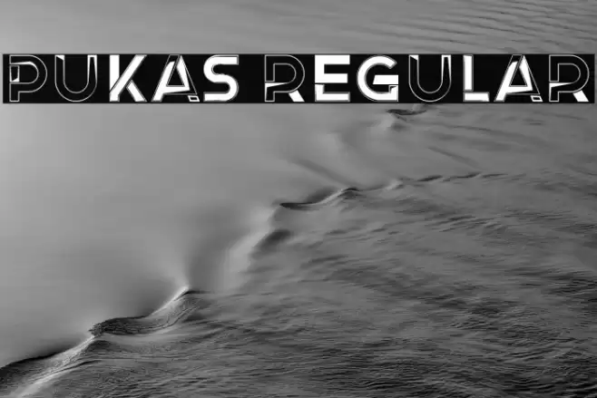 Pukas Regular Font examples