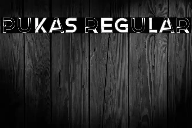 Pukas Regular Font examples