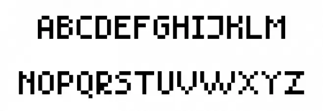 Puke Force 8 Regular 字体 大写