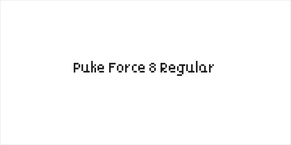 Puke Force 8 Regular Logo