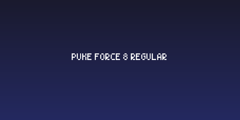 Puke Force 8 Regular Social Header