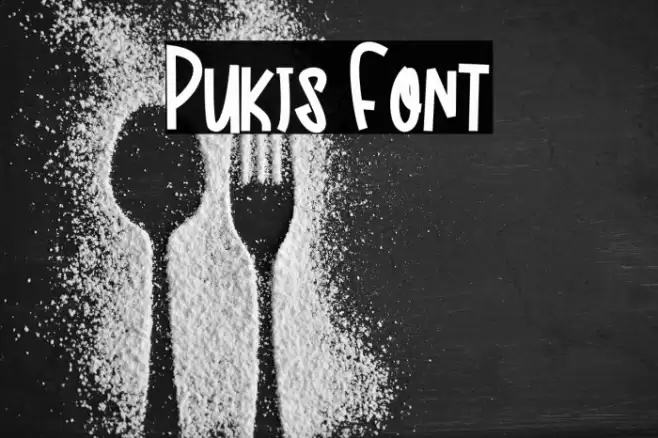 Pukis Font examples