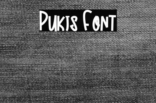 Pukis Font examples