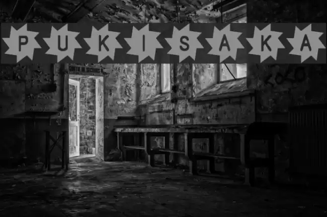 Pukisaka Font examples