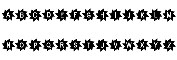 Pukisaka Font LOWERCASE