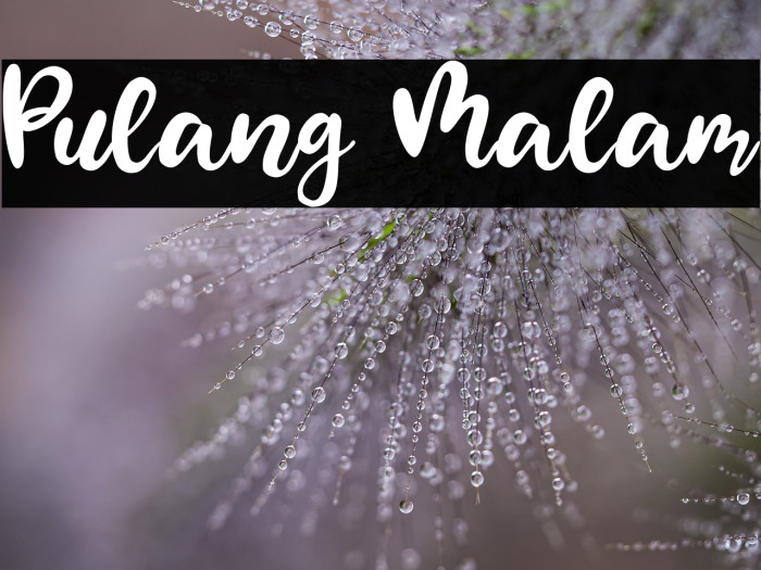 Pulang Malam Example 3