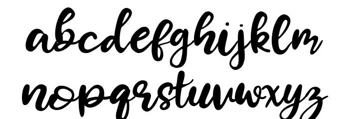 Pulang Malam Font LOWERCASE