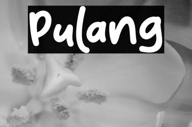 Pulang Font examples
