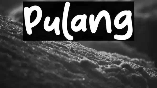 Pulang Font examples